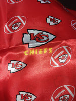 Kansas City Chiefs Satin Scarfs (Made to Order)