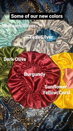 Charmeuse Regular Color Satin Bonnets