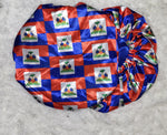 Haiti Flag Satin Bonnet