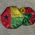 Guinea Bissau Satin Flag Bonnet - New (Ready to Ship and Made to order)