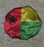 Guinea Bissau Satin Flag Bonnet - New (Ready to Ship and Made to order)