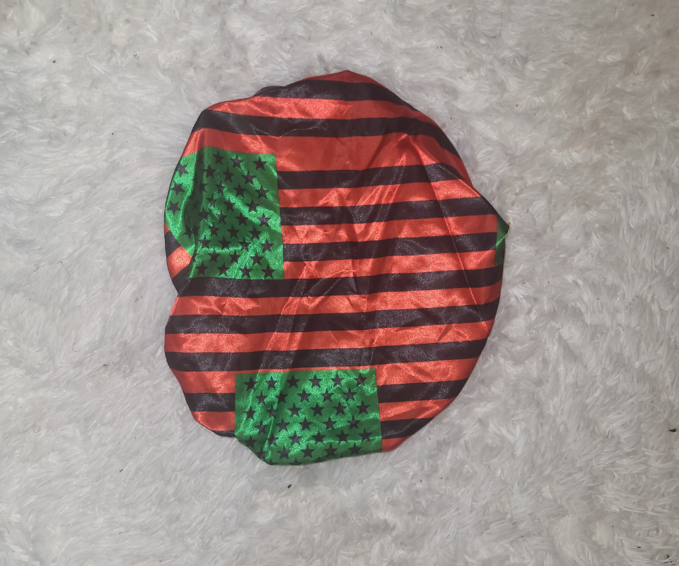 Pan African American Flag Bonnet 2
