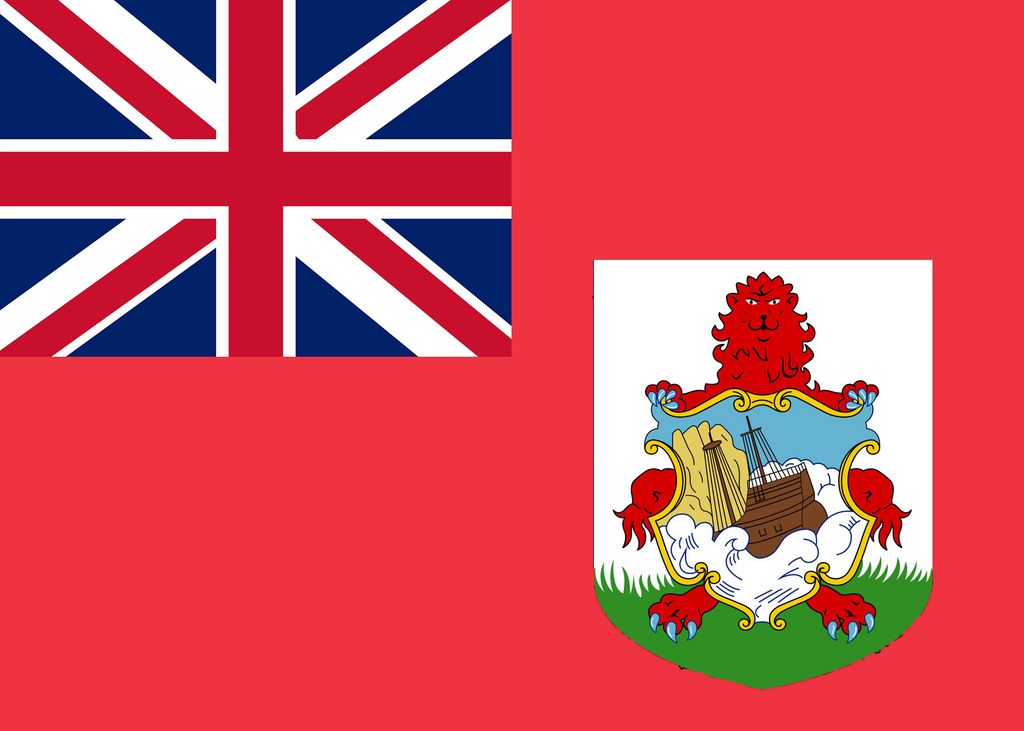 Bermuda Flag Satin Bonnet - New