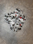 Melanin Love White Satin Scrunchies - New