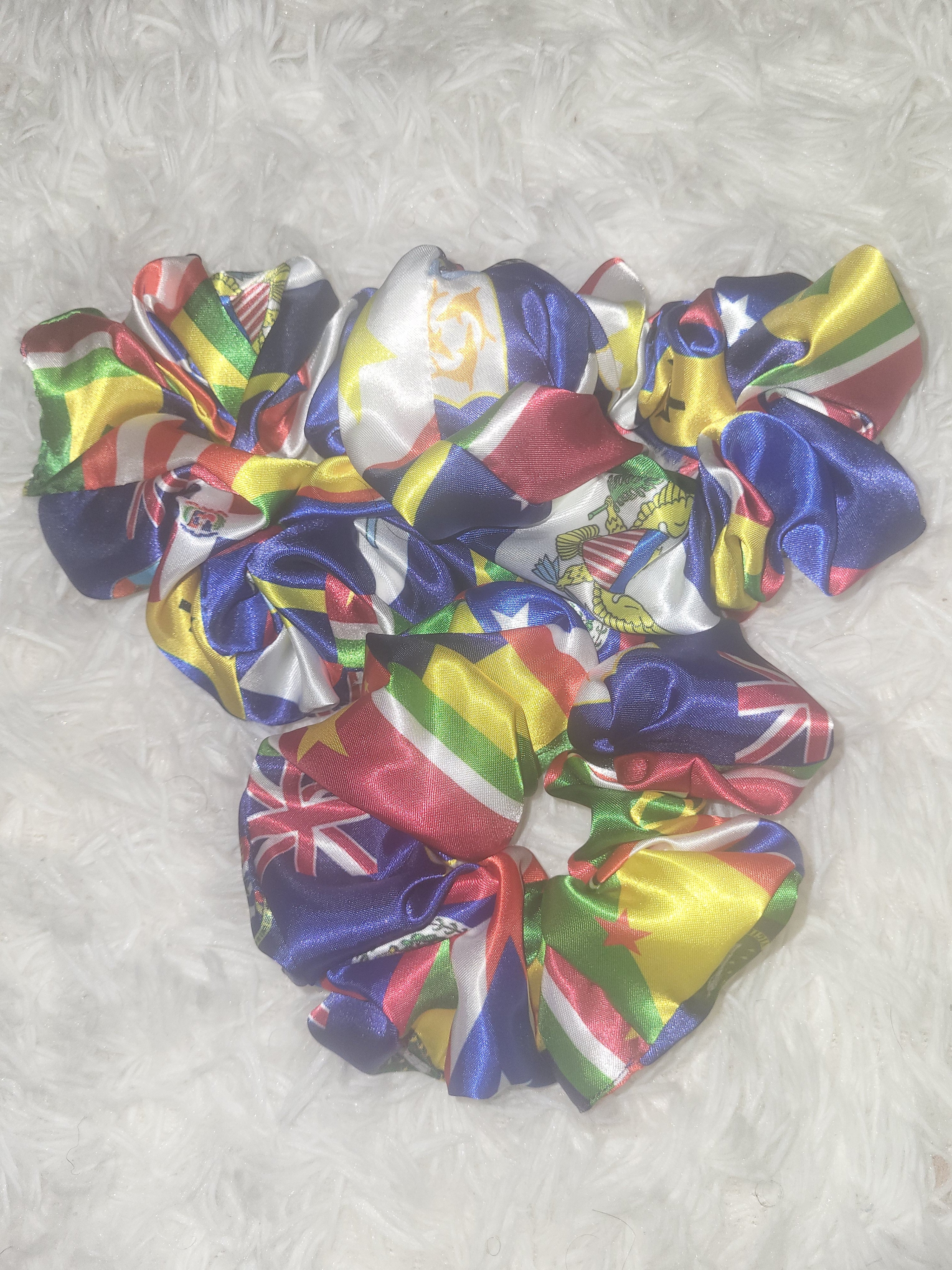 Jouvert College Satin Scrunchies - New