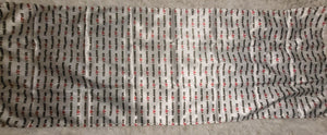 Melanin Love White Satin Scarf - New