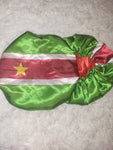 Guadeloupe Flag Satin Bonnet - New