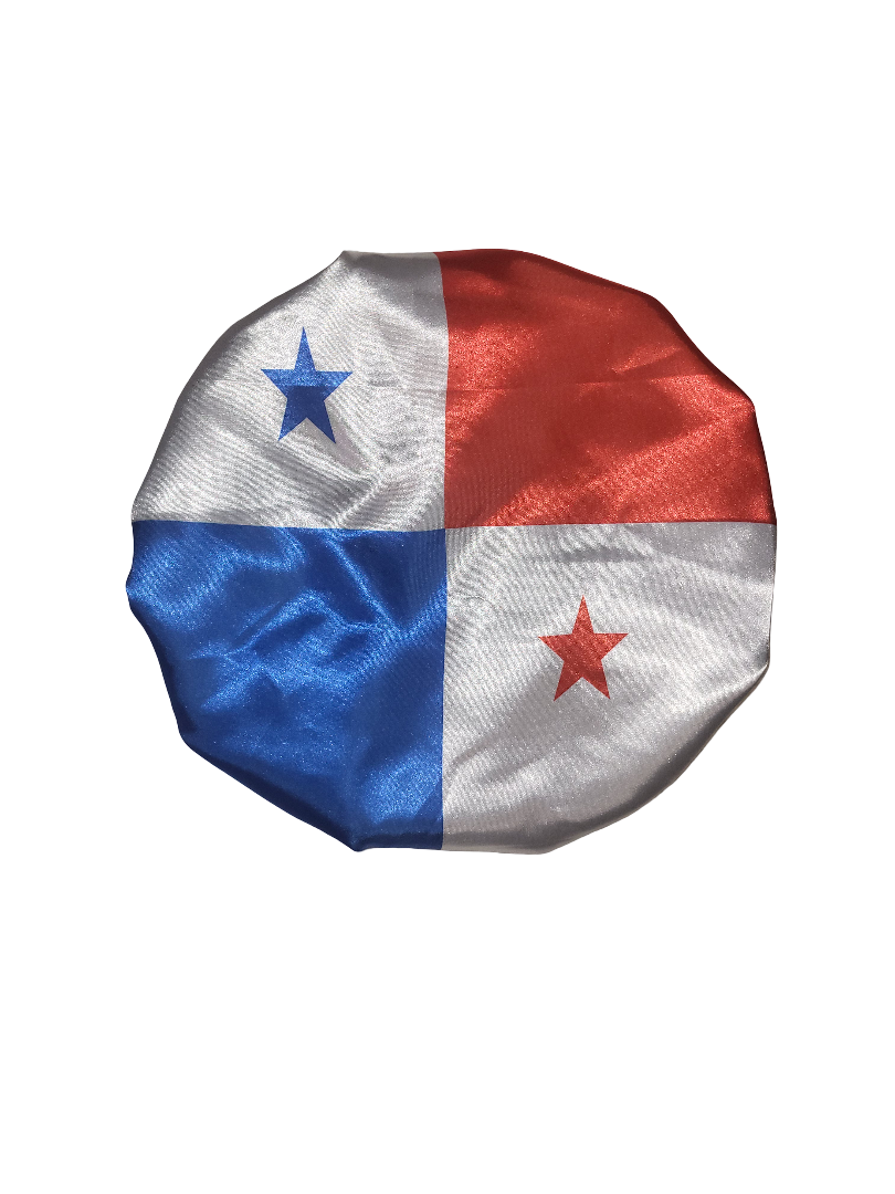 Panama Flag Satin Bonnet