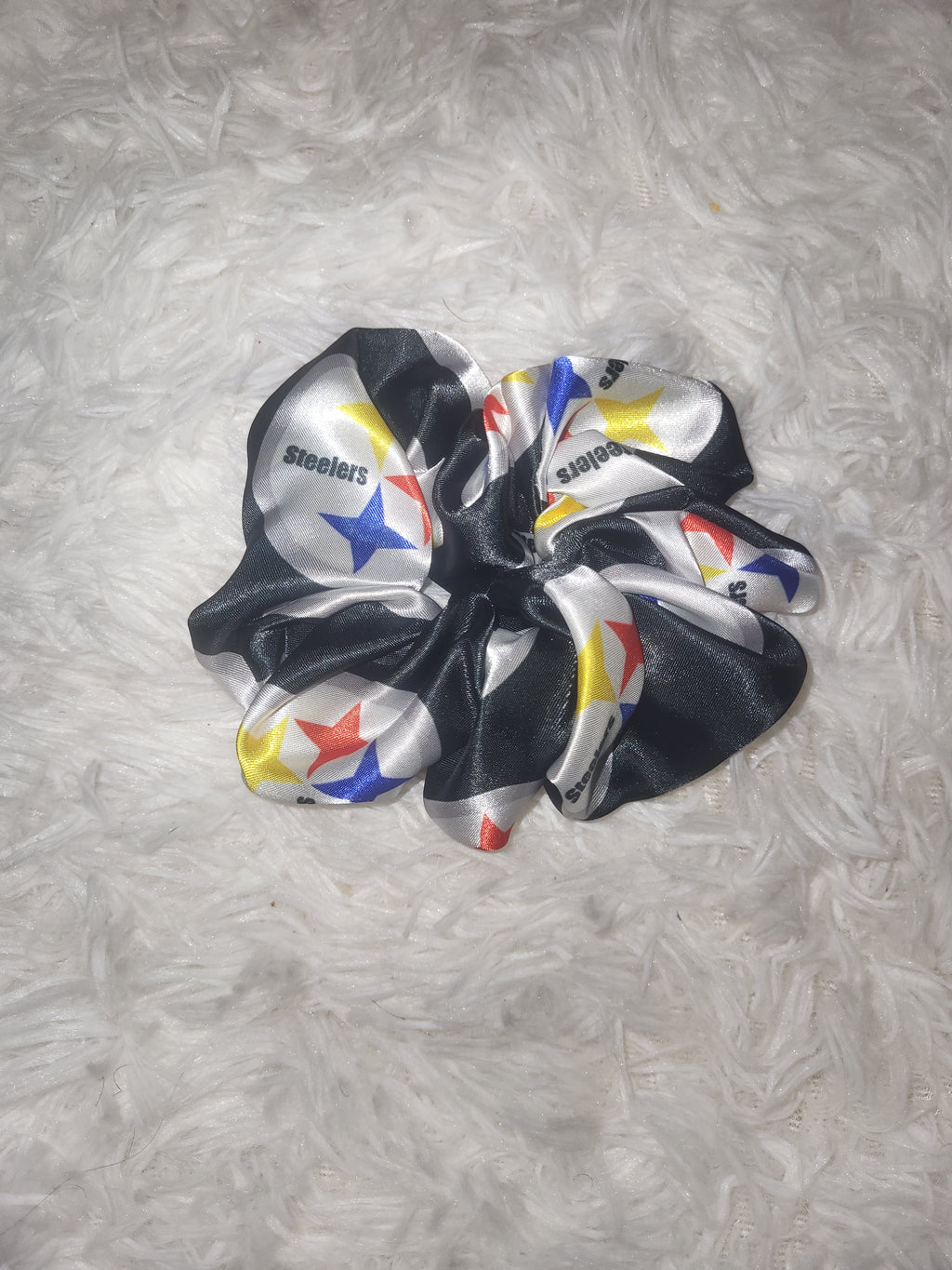 Pittsburgh Steelers Satin Scrunchies - New