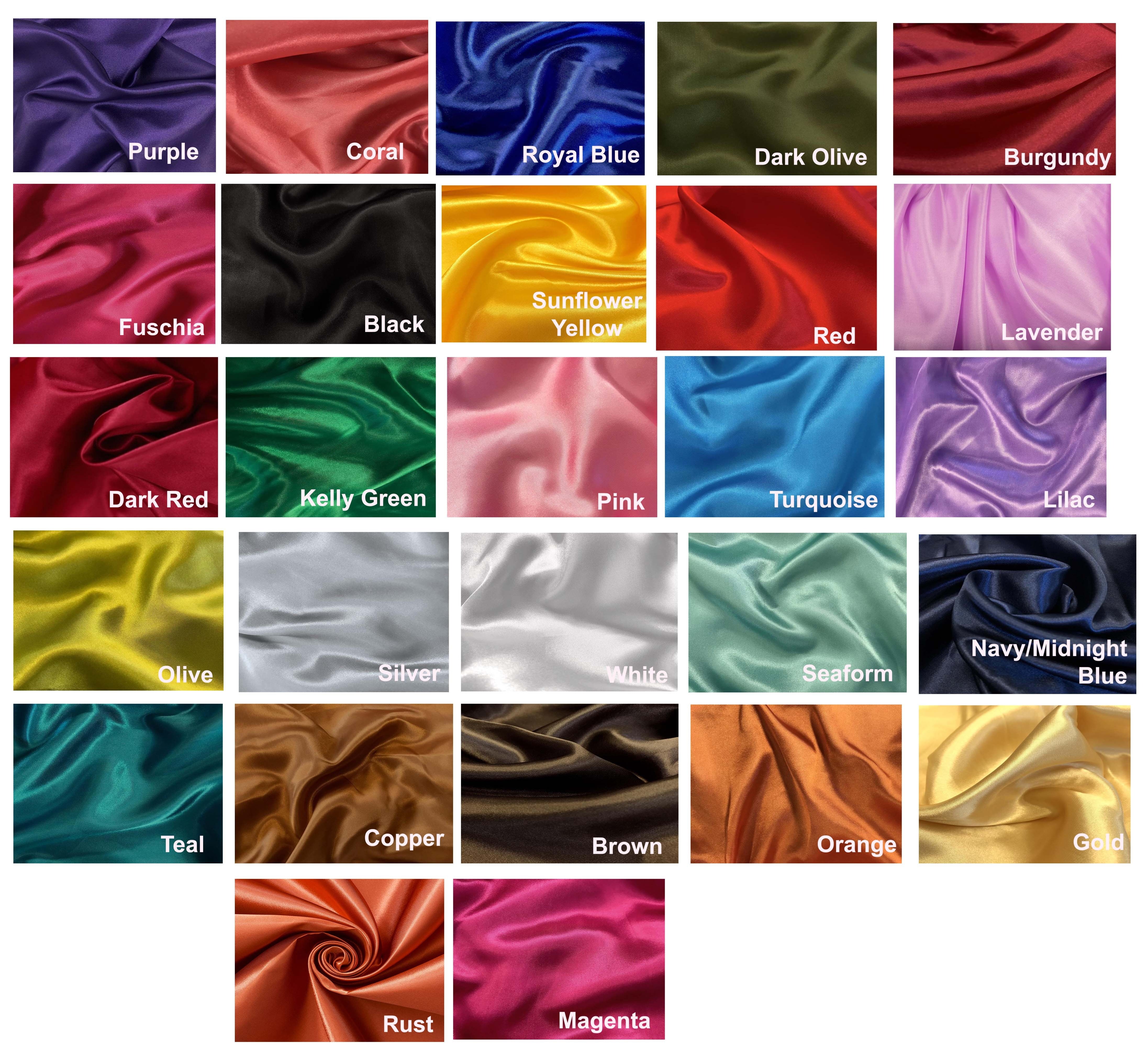 Custom Color Charmeuse Satin Bonnets