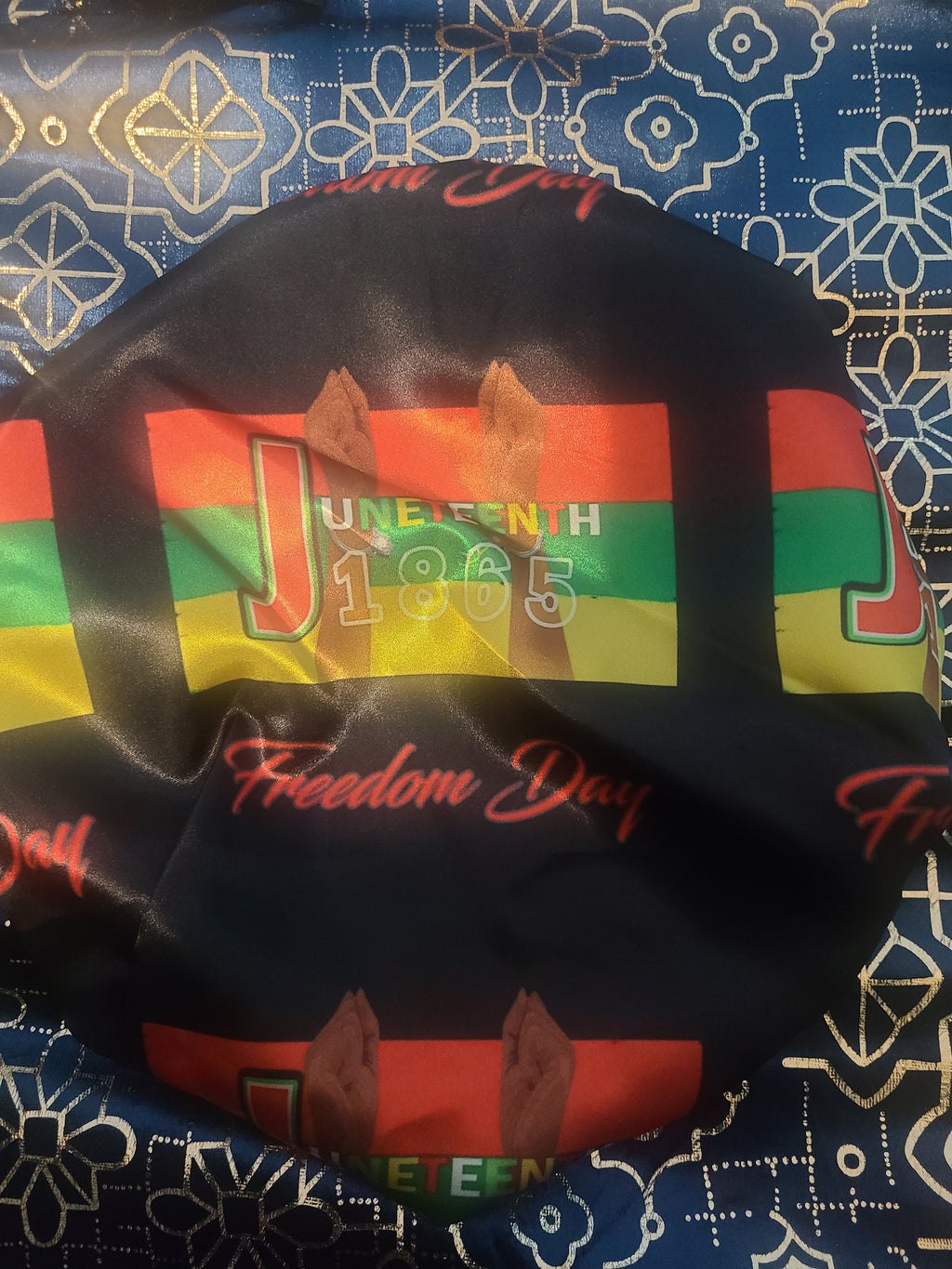 Juneteenth Satin Bonnet - Freedom Day