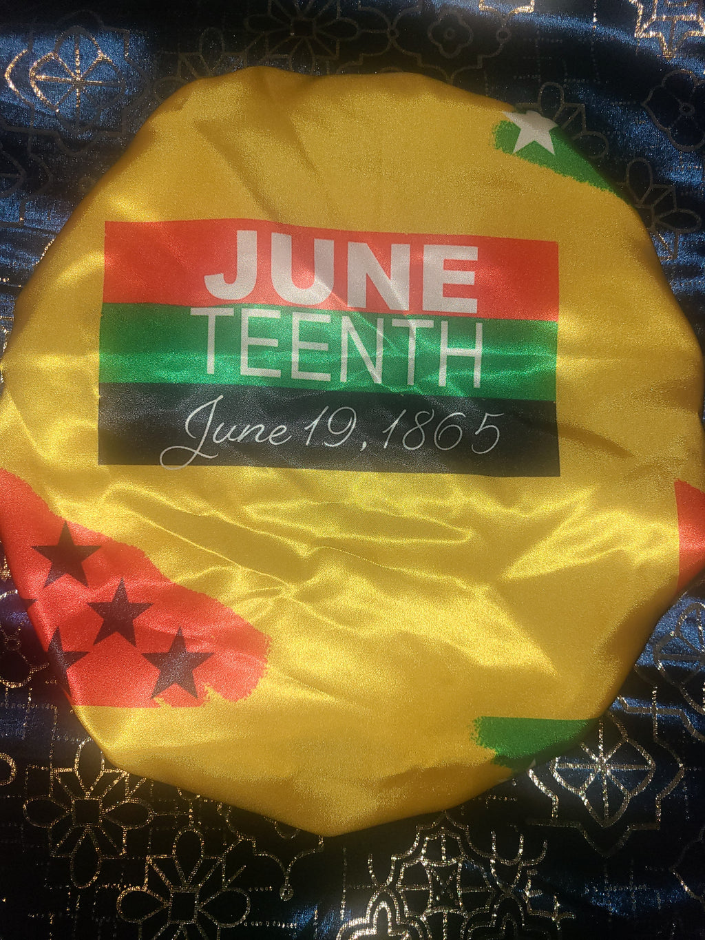 Juneteenth Gold - Satin Bonnet