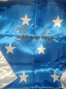 Somalia Flag Pattern Scarf (On Clearance)