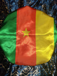 Cameroun - Flag Satin Bonnet (Order To Make Item)