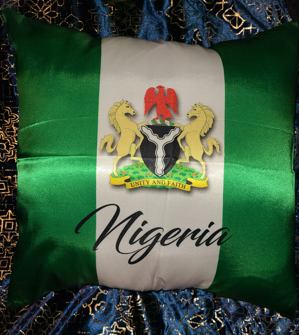 Nigeria w/Coat of Arms - Pillowcase
