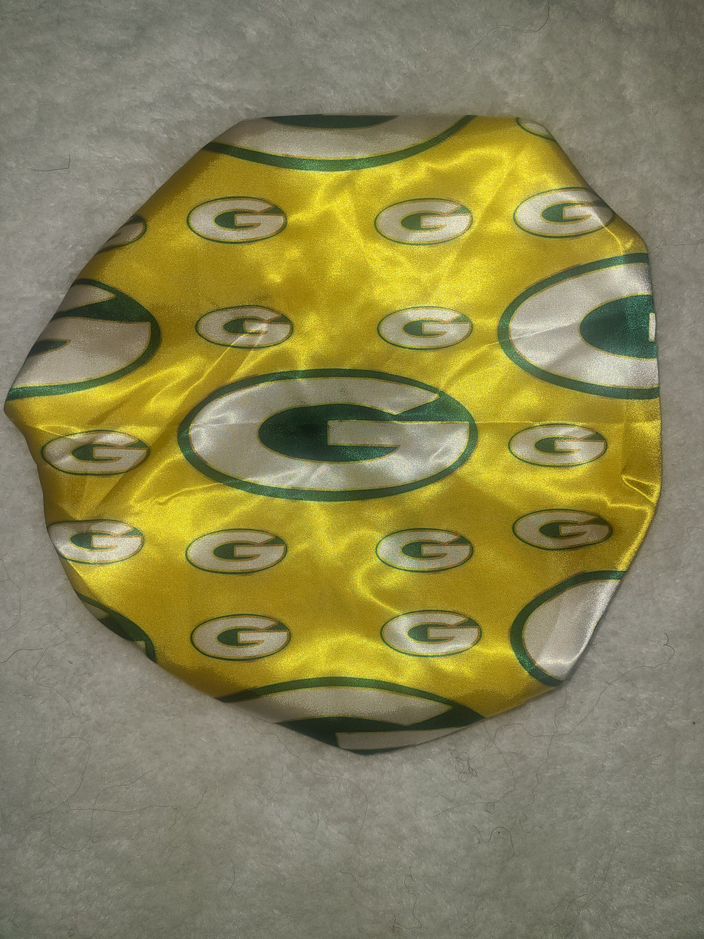 Green Bay Packers-Satin Bonnet & Braid Caps (Made to Order)