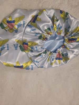Bonnet en satin des îles Vierges américaines
