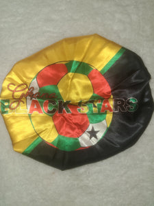 Ghana Black Stars Football Satin Bonnet (World Cup)