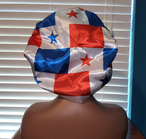 Panama Flag Satin Bonnet