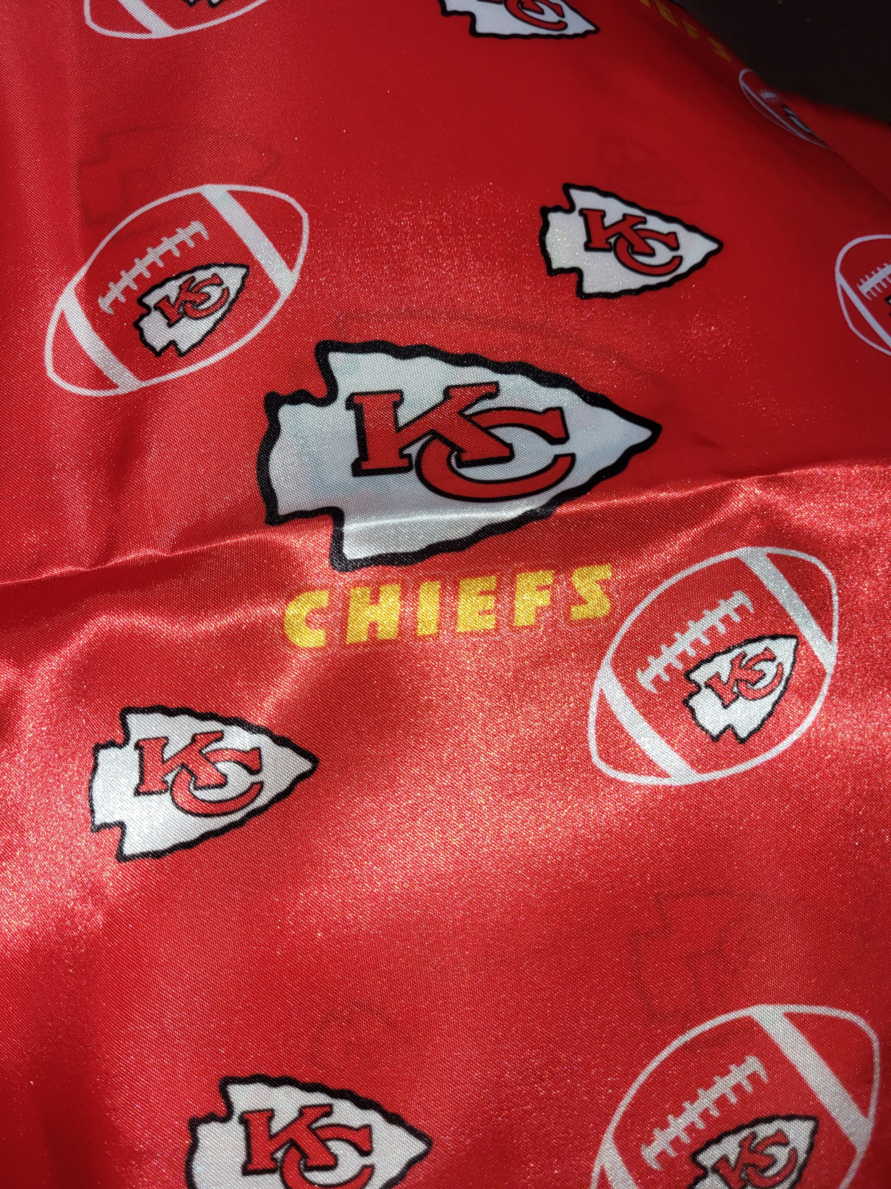 Kansas City Chiefs Satin Scarfs