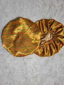 Jesus Names Gold Bonnet - New