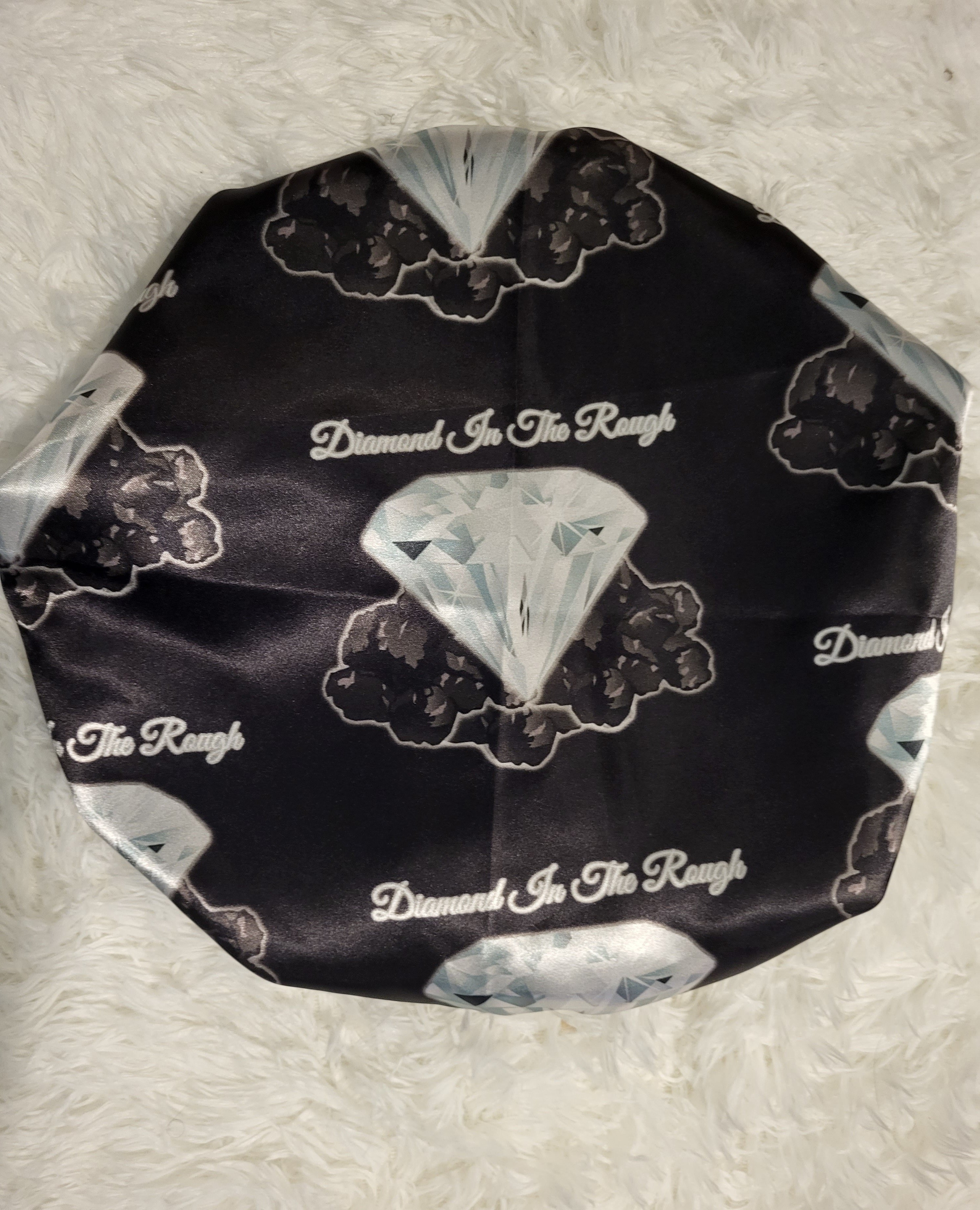 Diamond In the Rough Satin Bonnet