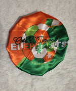 Cote D'Ivoire (Ivory Coast) Elephants Satin Bonnet